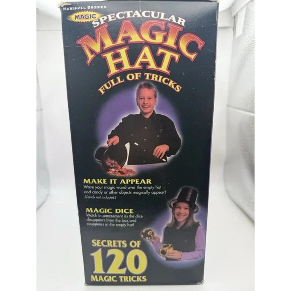 MARSHALL BRODIEN SPECTACULAR MAGIC HAT KIDS MAGIC KIT SECRETS OF 120 MAGIC TRICK - Picture 4 of 12